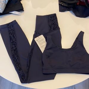 Lululemon tights and bra 6 NWT